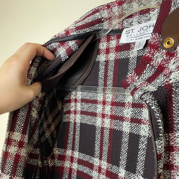 ST.JOHN Collection By Marie Gray Vintage Blazer Jacket sz 4 - Picture 9 of 11